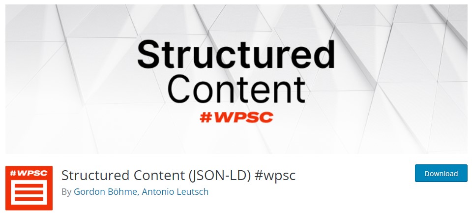 plugin WordPress pour contenu structuré